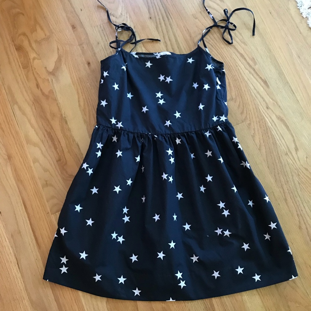 Gap cotton size 2 navy w/white stars dress